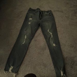 Express ankle legging, jeans high-rise size 6